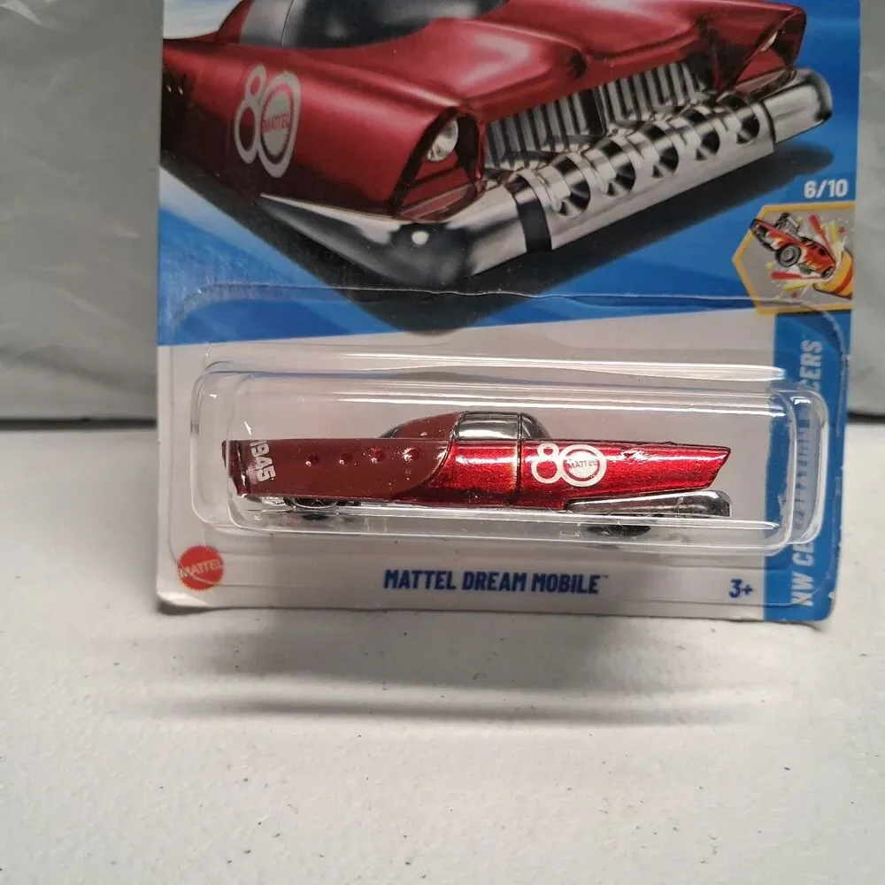 Hot Wheels 80 Mattel HW Celebration Racers 6/10 Mattel Dream Mobile 167/250 Red